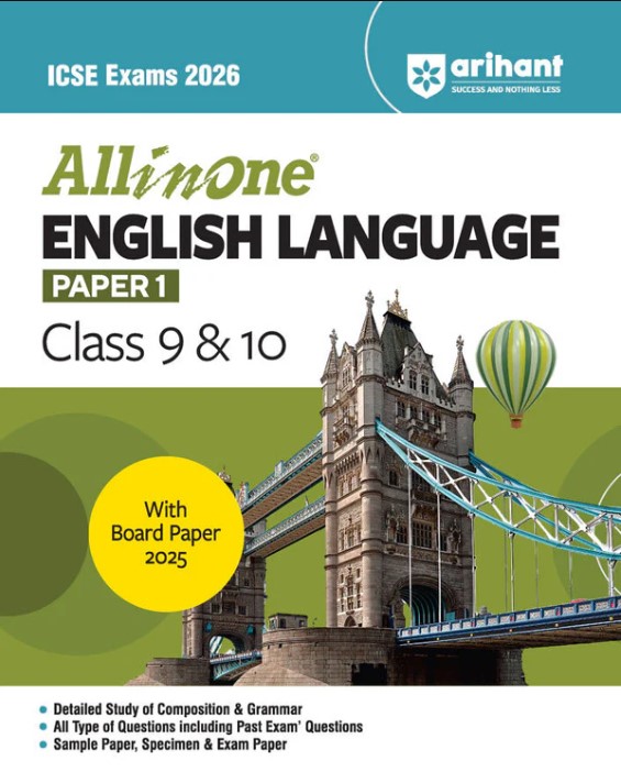 ICSE All in One English Language Paper 1 Class 9 & 10 Exam 2026